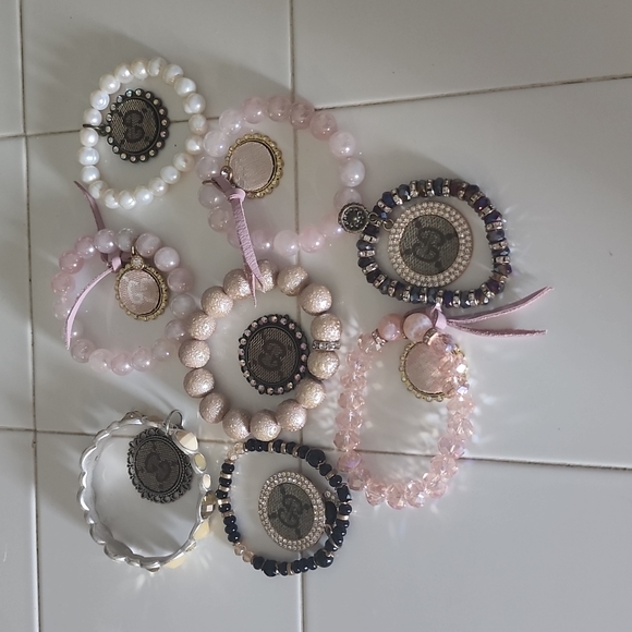 Upcycled Gucci Bracelets.Multiple colors. PRICE IS FOR ALL OF THEM. - Picture 1 of 1